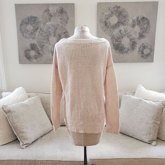 🔆 SANCTUARY 🔆Austin Shaker Stitch Long Length Sweater - [size Medium, Ivory] - Picture 6 of 10